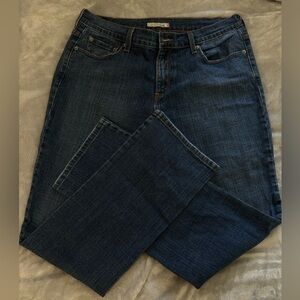 Levi's Dark Blue Straight Leg Jeans